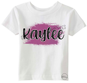 Rasberry Name Tee
