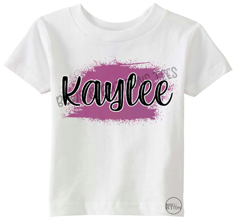 Rasberry Name Tee