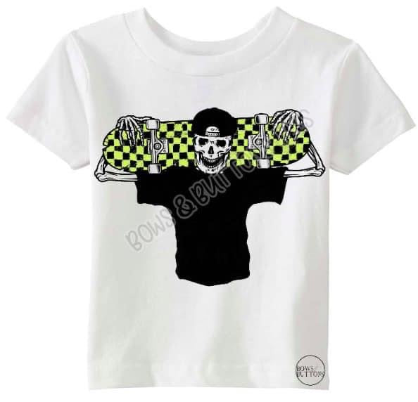 Skater Skelly Yellow Checker