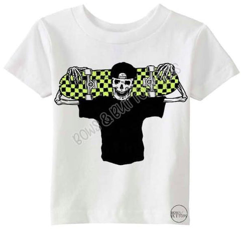 Skater Skelly Yellow Checker