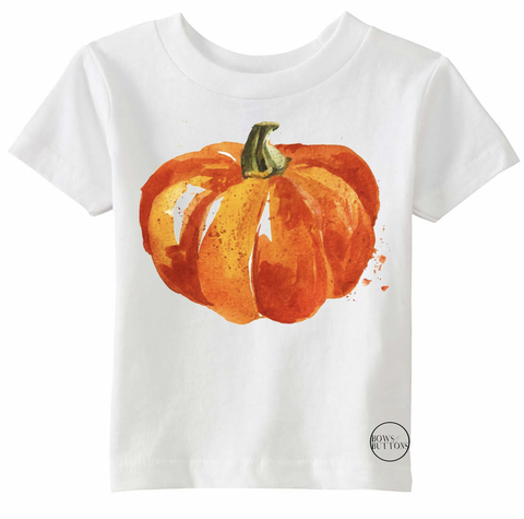 Fall Watercolor Pumpkin ADULT