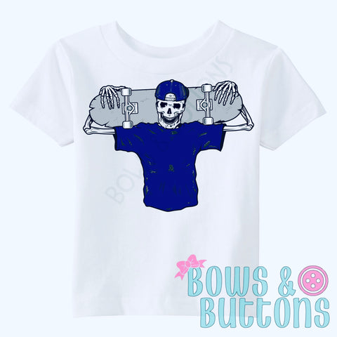 Skater Skelly Custom Shirt