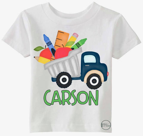 Back to School Dump Truck