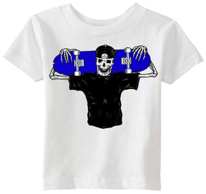 Skater Skelly Blue Board