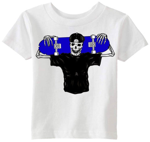 Skater Skelly Blue Board