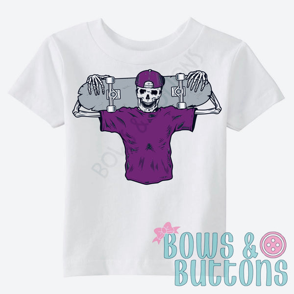 Skater Skelly Custom Shirt