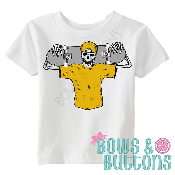 Skater Skelly Custom Shirt